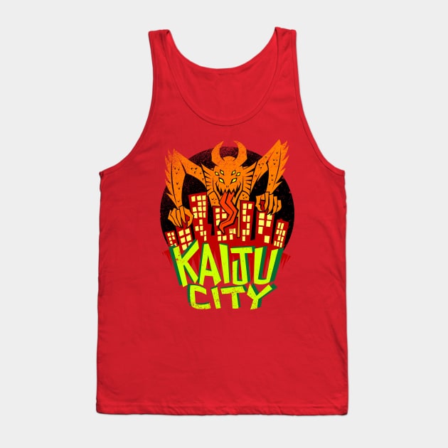 Kaiju City Tank Top by RynoArts